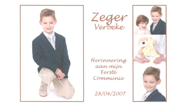 1e Communie Zeger — foto 2